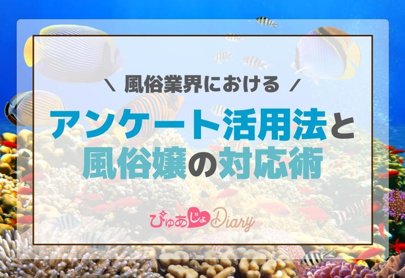 風俗業界におけるアンケート活用法と風俗嬢の対応術